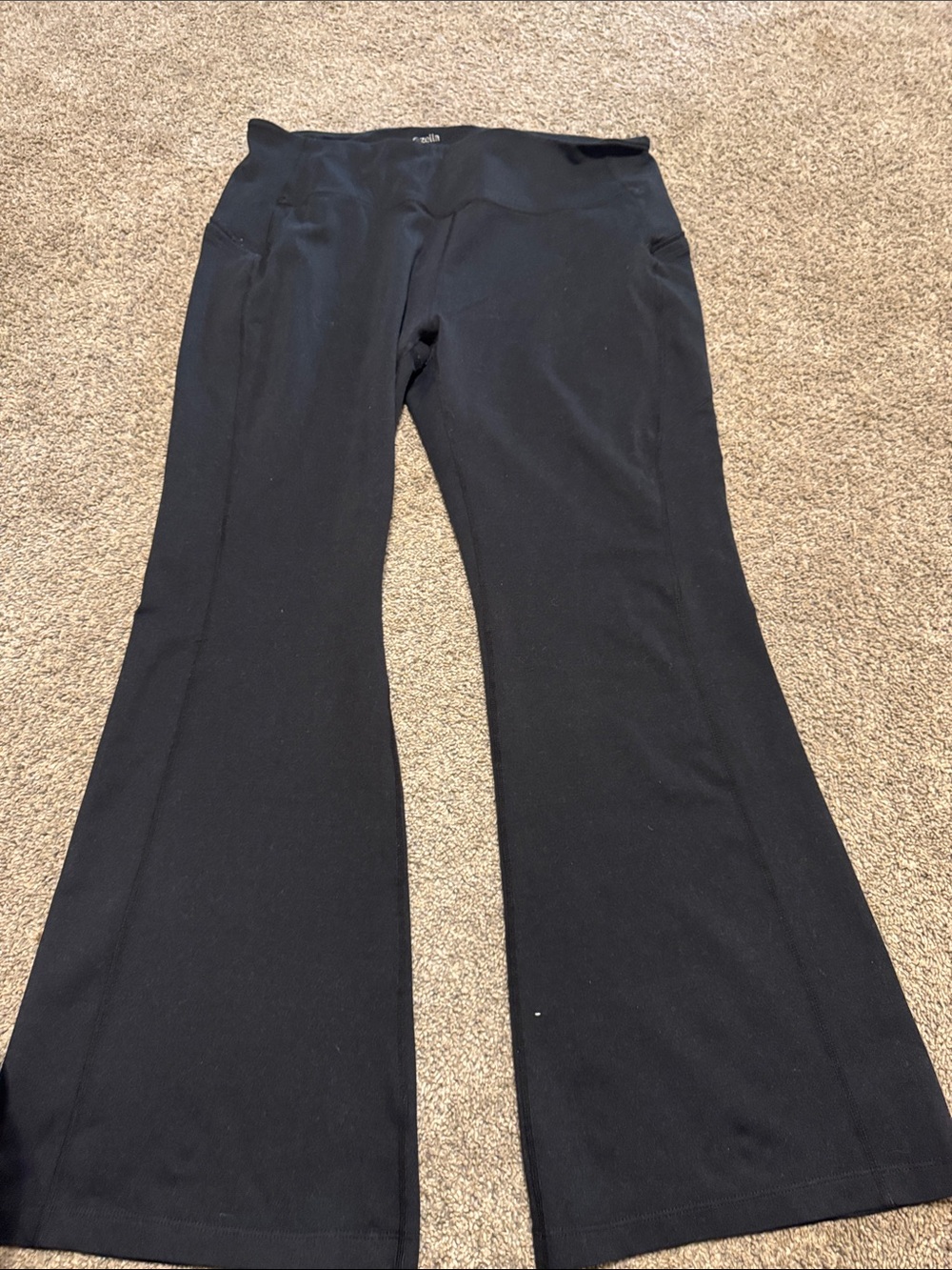 Zella Black Flared Yoga Pants
